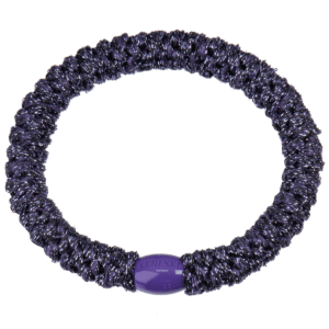 Kknekki Dark purple Glitter Haargummi