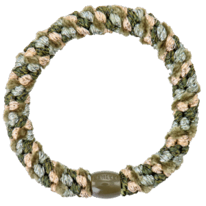 KKNEKKI Mix Green Beige Glitter Haargummi