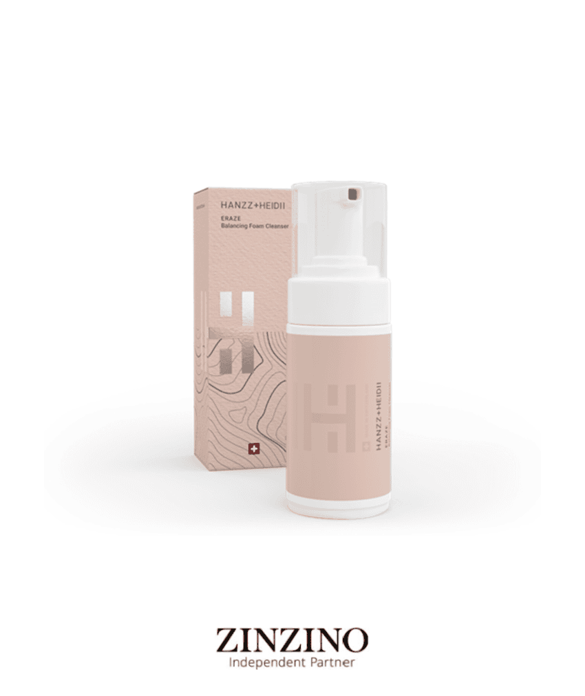 Zinzino-HANZZ+HEIDII-ERAZE-Foam-Cleanser